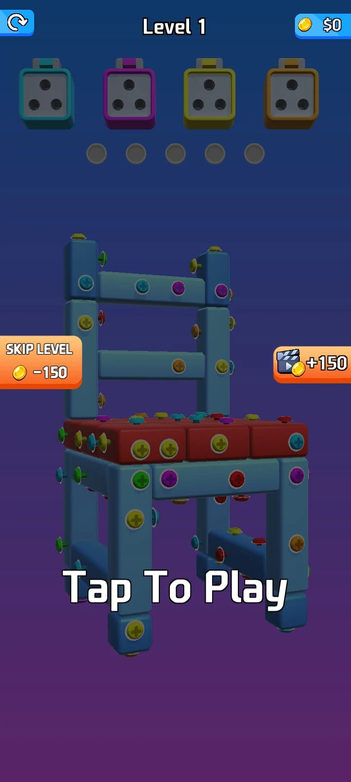 Screw Puzzle Blast 3D screenshot